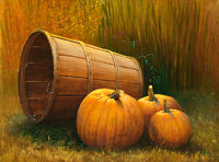 Pumpkins & Basket